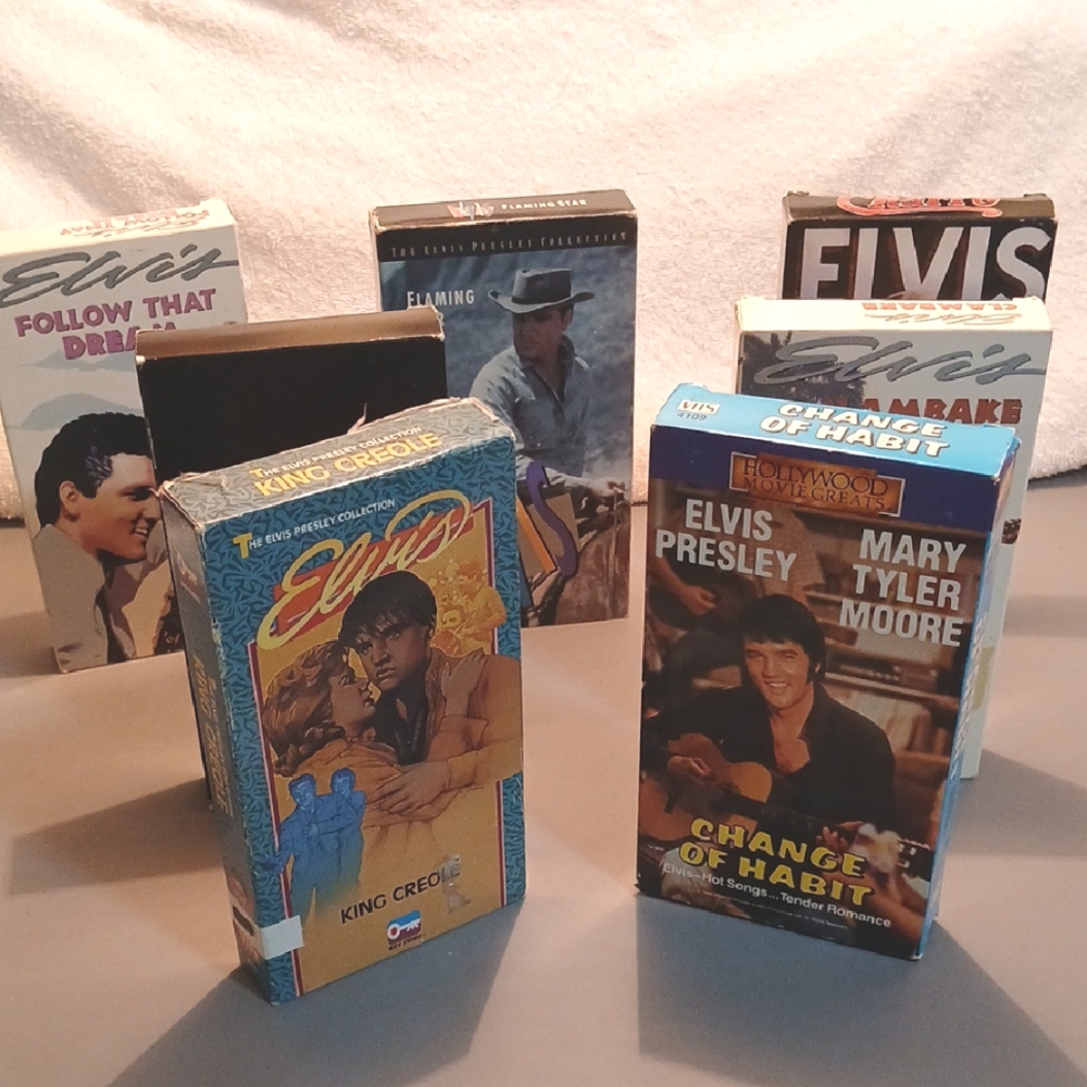 Elvis Presley VHS Collection, 7 Titles (VINTAGE) SEE DESCRIPTION